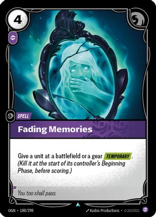 Fading Memories (180/298) - Riftbound - [Origins] Foil