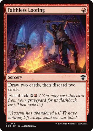 Faithless Looting  [Commander: Secrets of Strixhaven]
