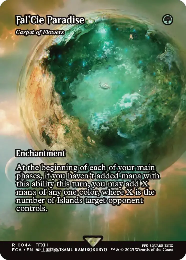 Fal'Cie Paradise - Carpet of Flowers (Showcase) [FINAL FANTASY : Through the Ages] Foil
