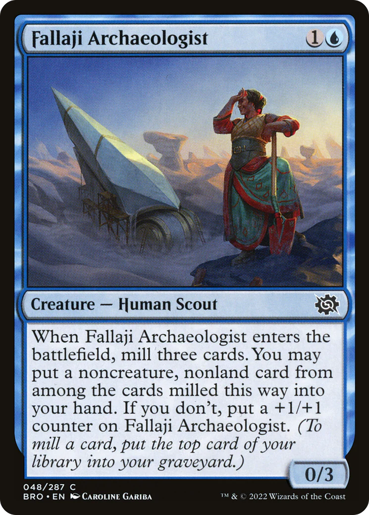 Fallaji Archaeologist  [The Brothers' War] Foil