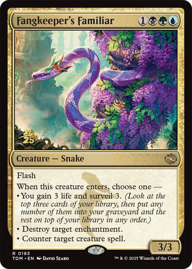 Fangkeeper's Familiar [Tarkir: Dragonstorm Prerelease Cards] Foil