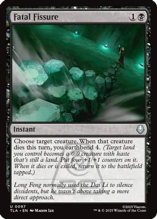 Fatal Fissure  [Avatar: The Last Airbender] Foil