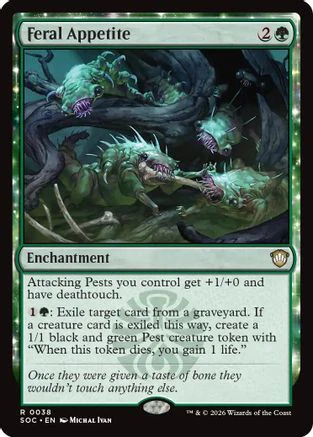 Feral Appetite  [Commander: Secrets of Strixhaven]