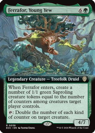 Ferrafor, Young Yew (Extended Art)  [Commander: Lorwyn Eclipsed]