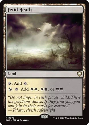 Fetid Heath  [Commander: Secrets of Strixhaven]