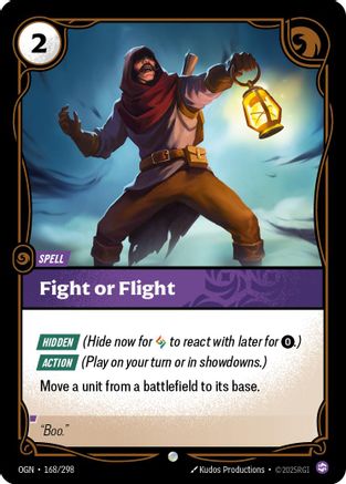 Fight or Flight (168/298) - Riftbound - [Origins]