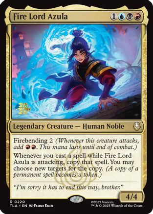 Fire Lord Azula  [Prerelease Cards] Foil