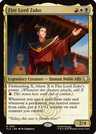 Fire Lord Zuko  [Avatar: The Last Airbender] Foil