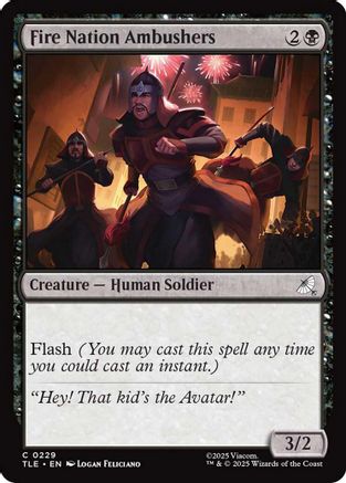 Fire Nation Ambushers  [Avatar: The Last Airbender: Eternal-Legal] Foil