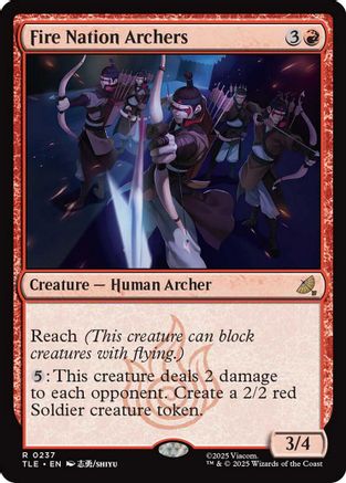 Fire Nation Archers  [Avatar: The Last Airbender: Eternal-Legal] Foil