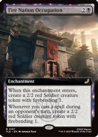 Fire Nation Occupation (Extended Art)  [Avatar: The Last Airbender: Eternal-Legal] Foil