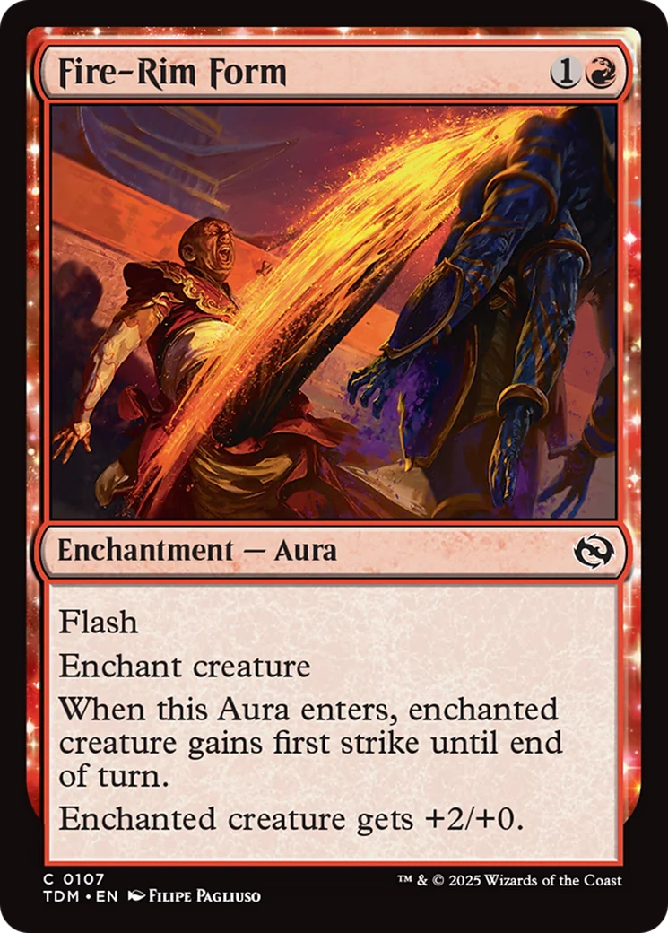 Fire-Rim Form [Tarkir: Dragonstorm] Foil