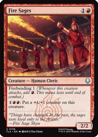 Fire Sages  [Avatar: The Last Airbender] Foil