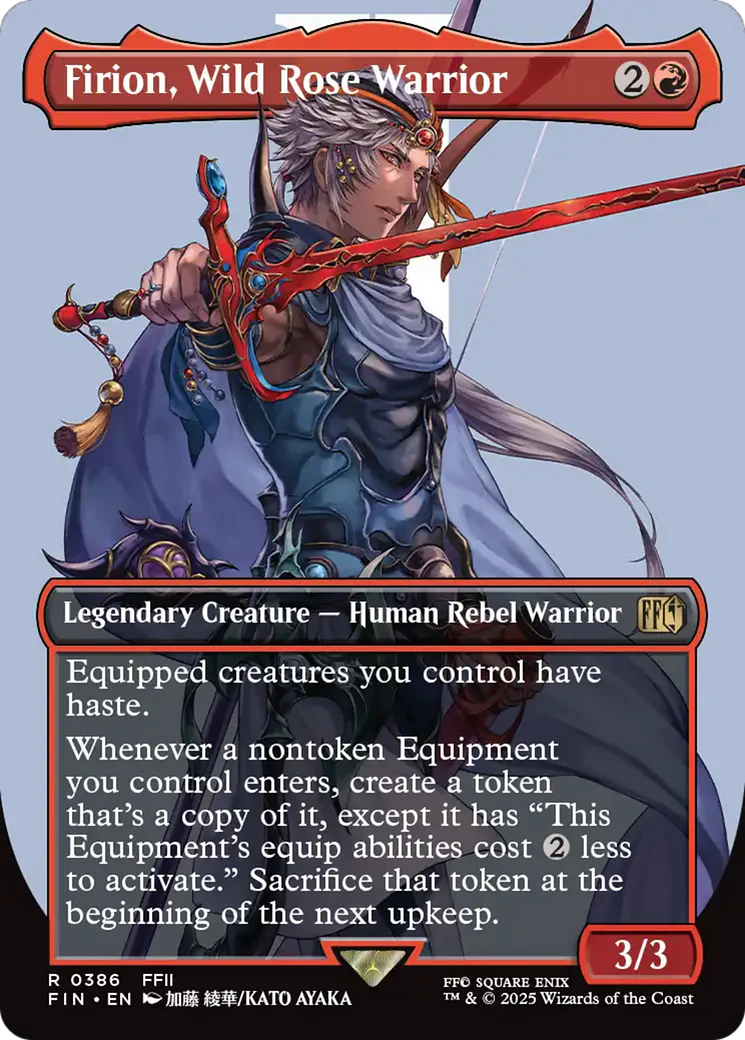 Firion, Wild Rose Warrior (Borderless) [FINAL FANTASY] Foil