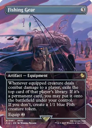 Fishing Gear (Borderless)  [Commander: FINAL FANTASY] Foil