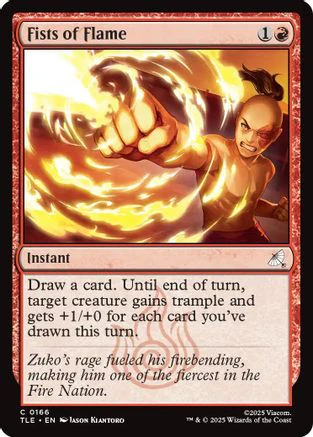 Fists of Flame  [Avatar: The Last Airbender: Eternal-Legal] Foil