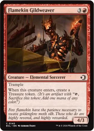 Flamekin Gildweaver  [Lorwyn Eclipsed] Foil