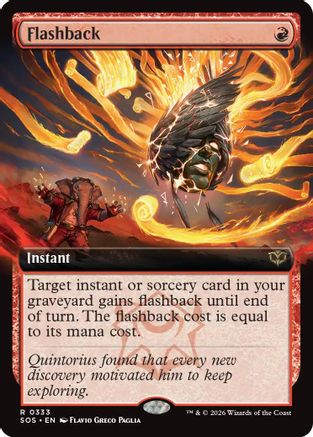 Flashback (Extended Art)  [Secrets of Strixhaven]