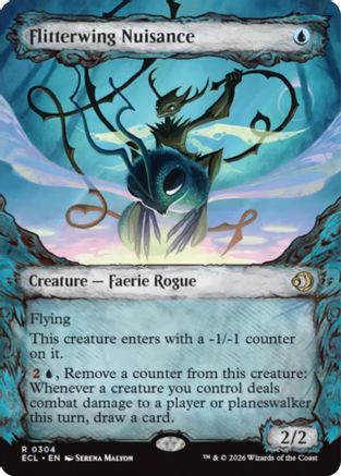 Flitterwing Nuisance (Showcase)  [Lorwyn Eclipsed] Foil