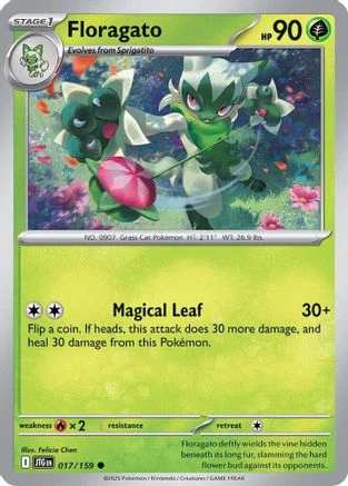 Floragato (017/159) [Scarlet & Violet: Journey Together] Reverse Holofoil