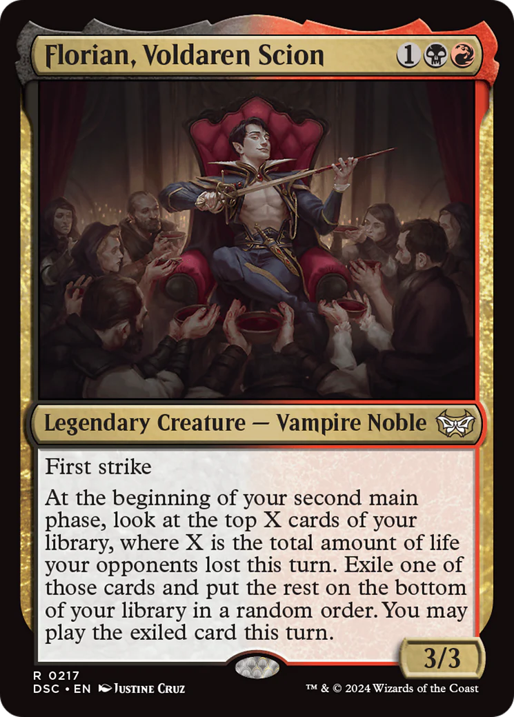 Florian, Voldaren Scion  [Duskmourn: House of Horror Commander]