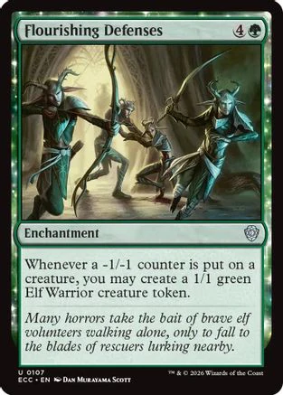 Flourishing Defenses  [Commander: Lorwyn Eclipsed]