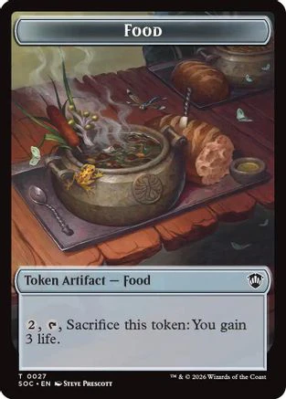 Food // City's Blessing Double-Sided Token  [Commander: Secrets of Strixhaven]