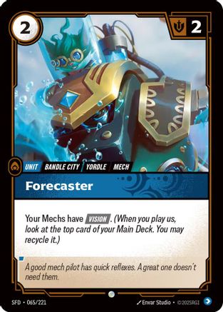 Forecaster (065/221) - Riftbound - [Spiritforged] Foil