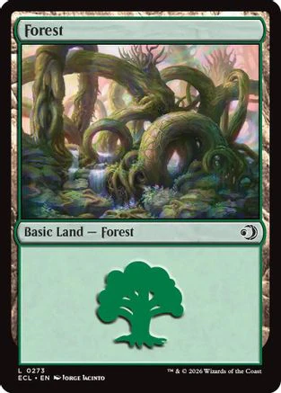 Forest (0273)  [Lorwyn Eclipsed] Foil
