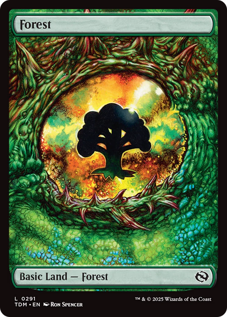 Forest (0291) [Tarkir: Dragonstorm] Foil
