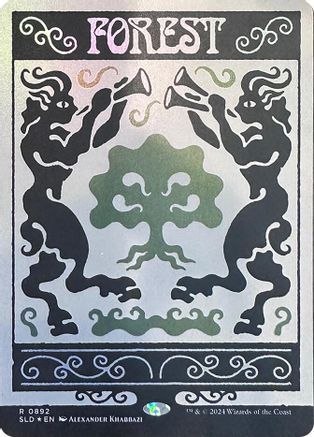 Forest (0892) (Rainbow Foil)  [Secret Lair Drop Series] Foil