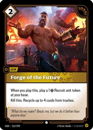 Forge of the Future (212/298) - Riftbound - [Origins]