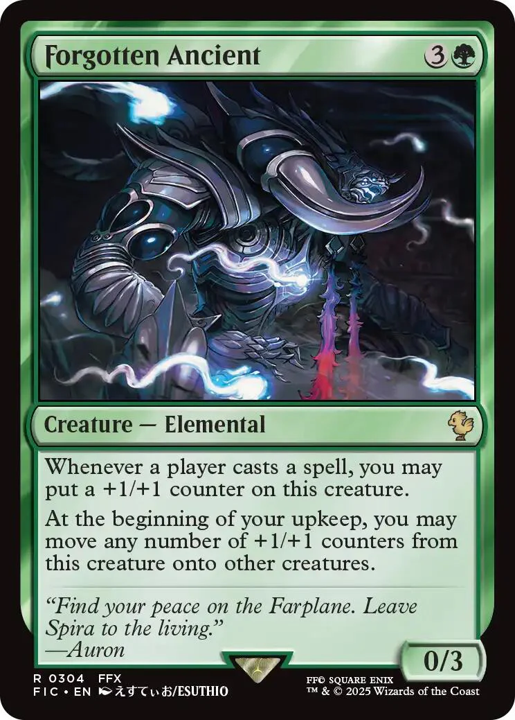 Forgotten Ancient (Surge Foil) [FINAL FANTASY Commander]