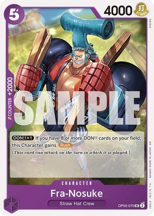 Fra-Nosuke (Reprint) (OP05-070) - [Starter Deck 26: PURPLE/BLACK Monkey.D.Luffy]