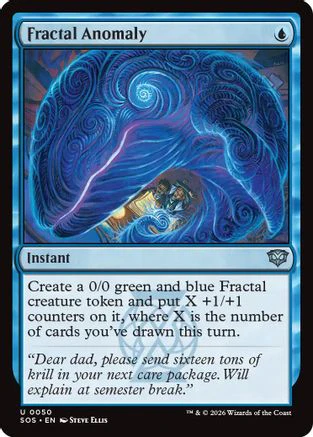 Fractal Anomaly  [Secrets of Strixhaven] Foil