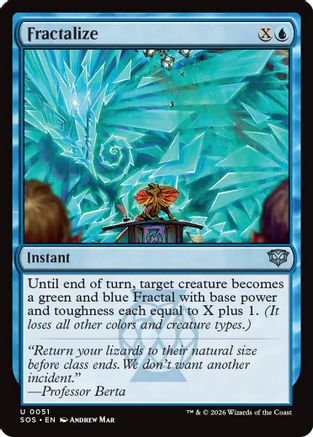 Fractalize  [Secrets of Strixhaven]