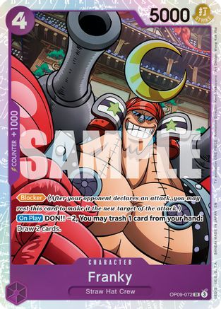 Franky - OP09-072 (Reprint) (OP09-072) - [Premium Booster -The Best- Vol. 2] Foil