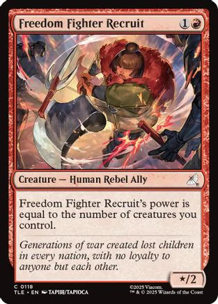 Freedom Fighter Recruit  [Avatar: The Last Airbender: Eternal-Legal]