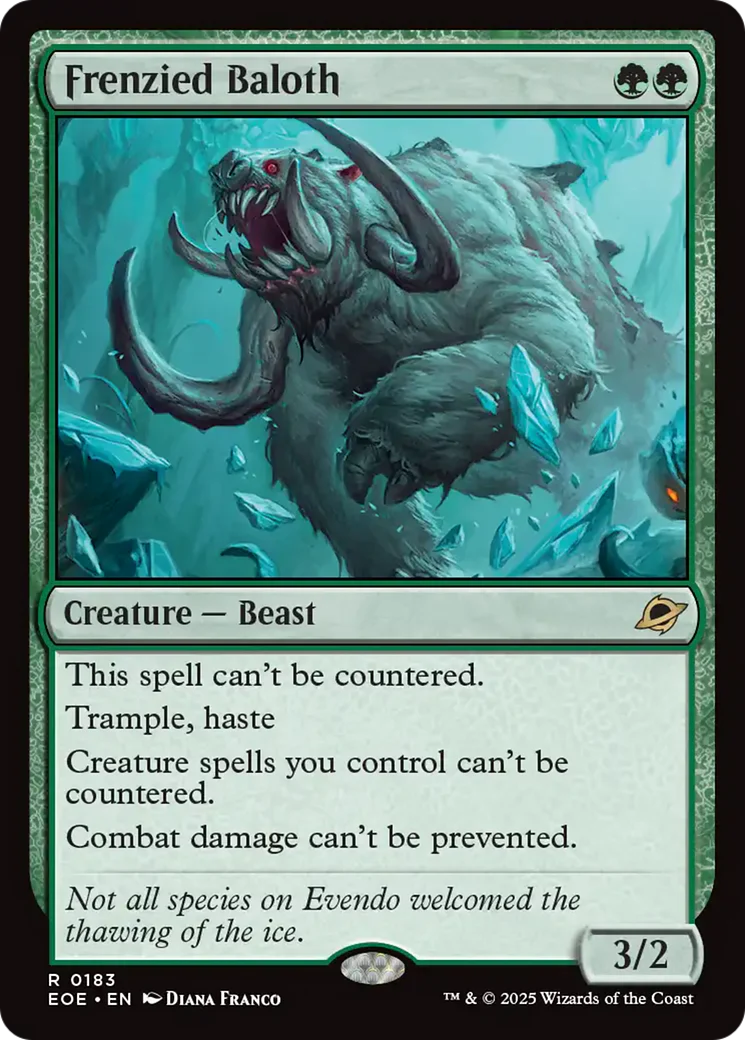 Frenzied Baloth [Edge of Eternities] Foil