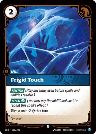 Frigid Touch (066/221) - Riftbound - [Spiritforged] Foil