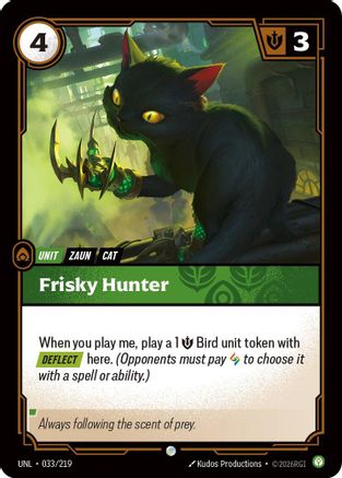 Frisky Hunter (033/219) - Riftbound - [Unleashed] Foil