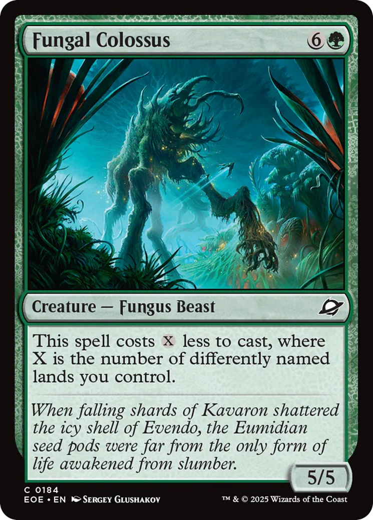 Fungal Colossus [Edge of Eternities] Foil