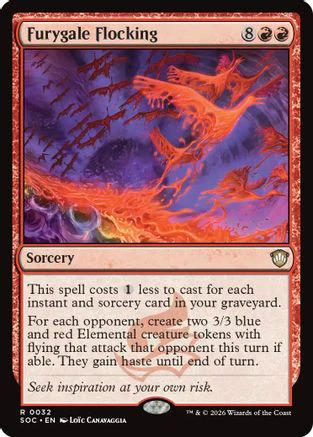 Furygale Flocking  [Commander: Secrets of Strixhaven]