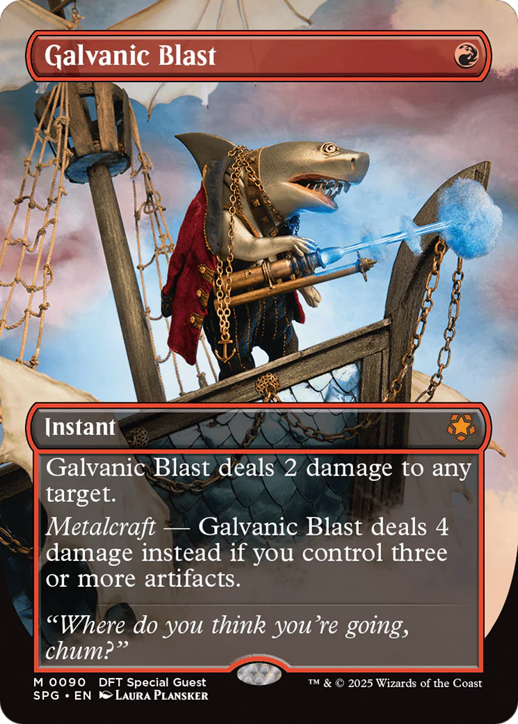 Galvanic Blast (Borderless) [Aetherdrift Special Guests] Foil