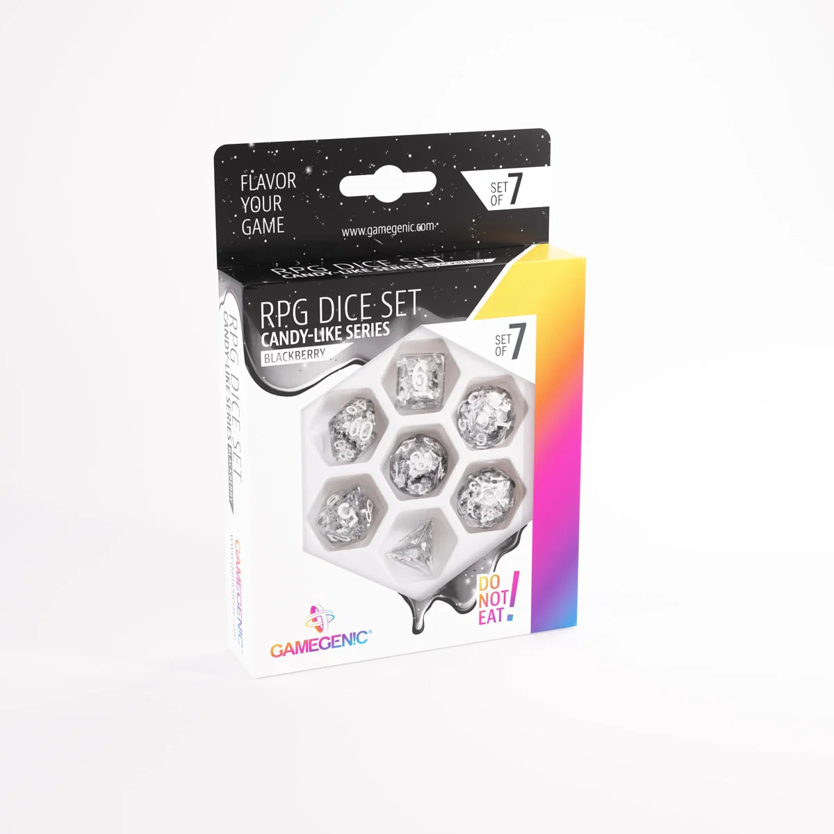 Gamegenic Candy-like Series - Blackberry - RPG Dice Set (7pcs)
