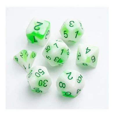 Gamegenic Glow Series - Venom Stones - RPG Dice Set (7 pcs) - Image 2