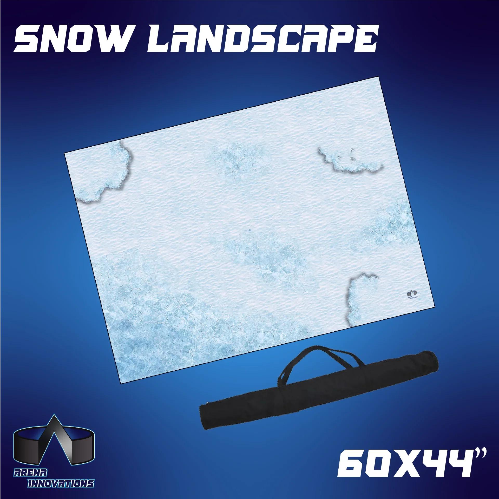 Gaming Arena Gaming Mat: 60x44" - Snow Landscape