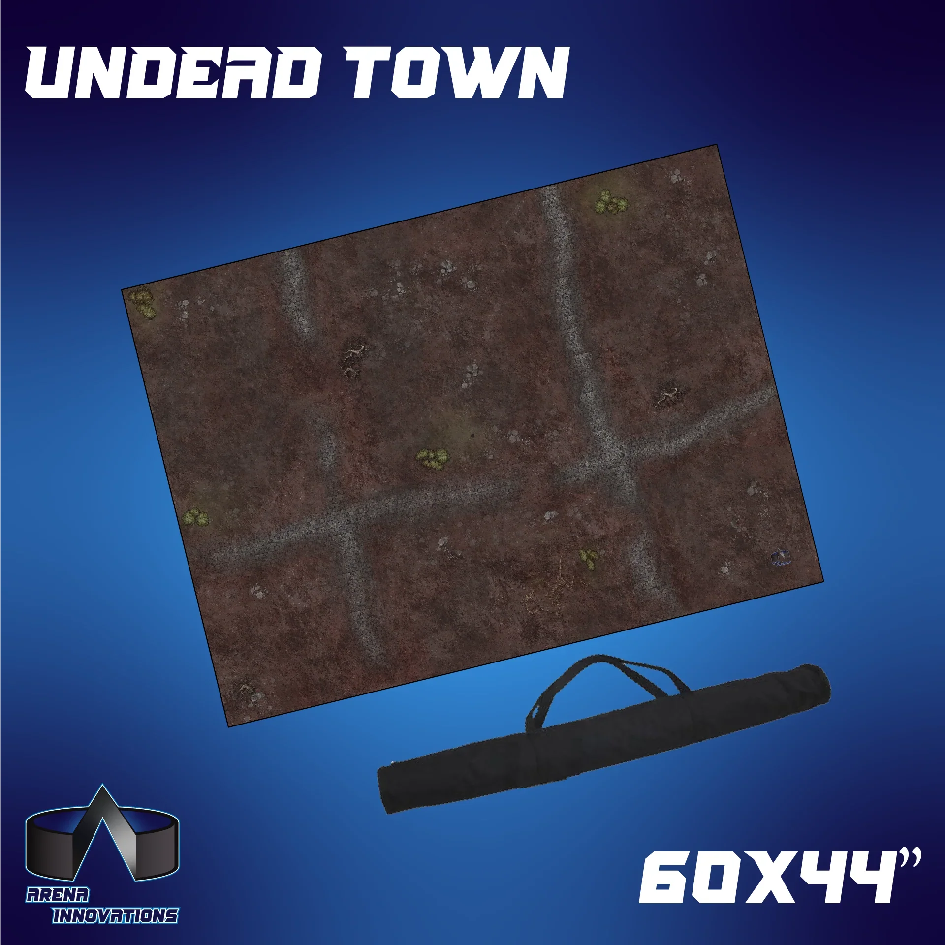 Gaming Arena Gaming Mat: 60x44" - Undead City
