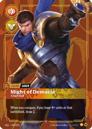 Garen - Might of Demacia (Starter) (023/024) - Riftbound - [Origins Proving Grounds]