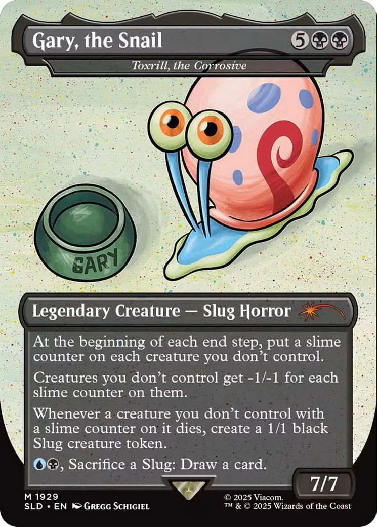 Gary, the Snail - Toxrill, the Corrosive [Secret Lair Drop Series] Foil